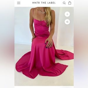 Hot pink, HNTR THE LABEL Gaia gown